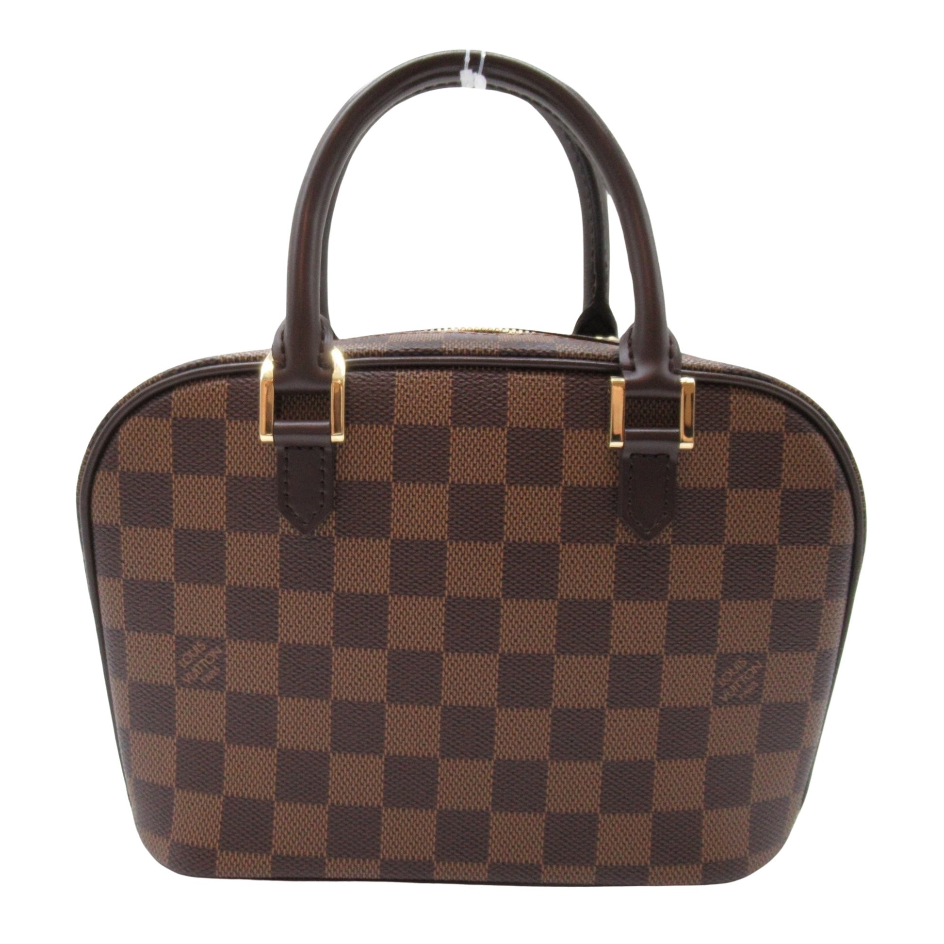 Louis Vuitton Saria Mini, Brown, Canvas, handbag