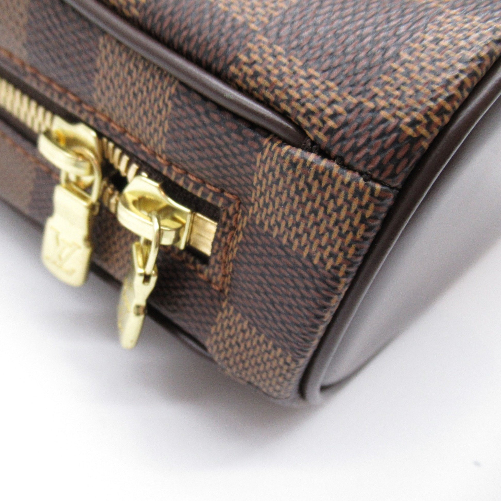 Louis Vuitton Saria Mini, Brown, Canvas, handbag