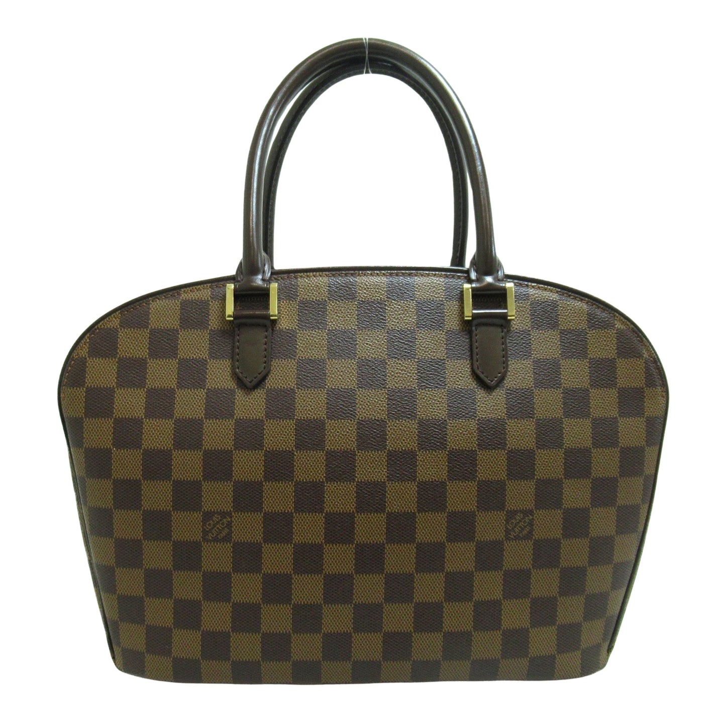 Louis Vuitton Sarria, Brown, Canvas, handbag