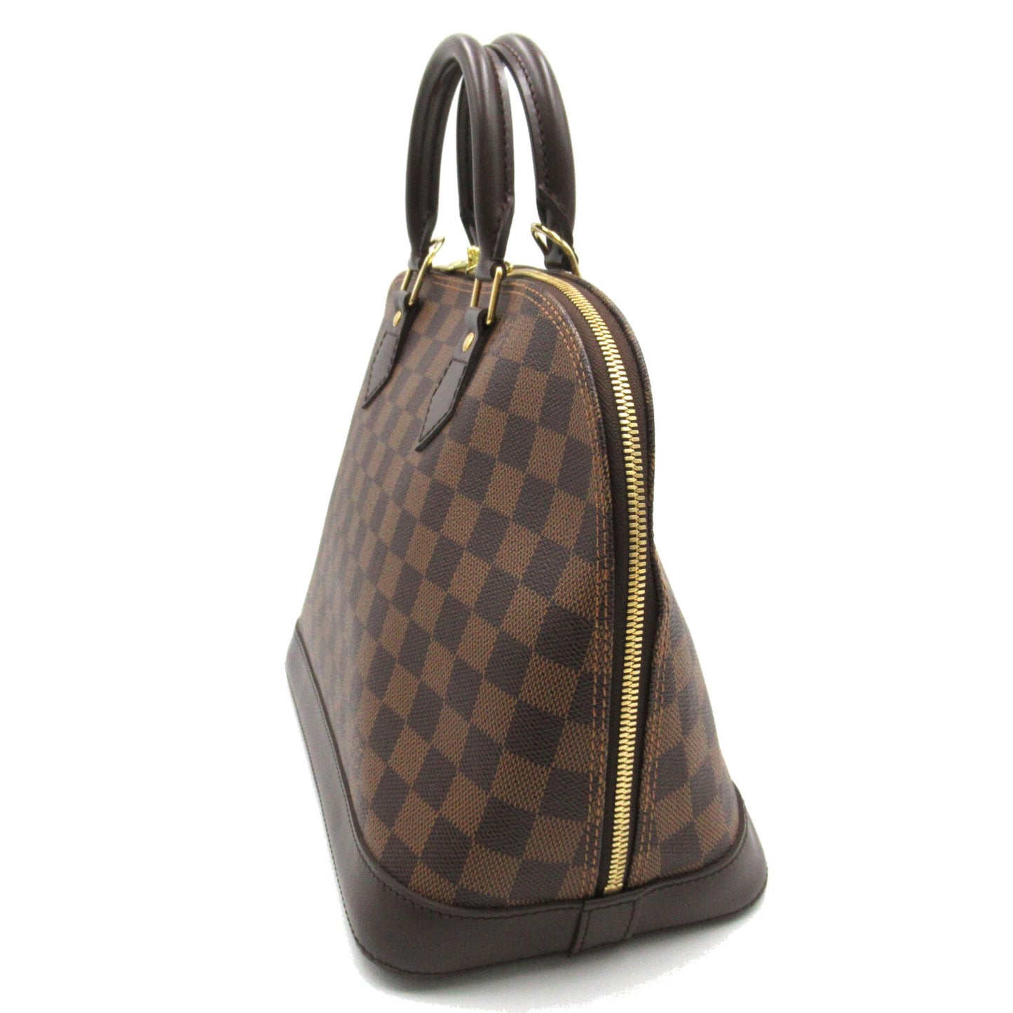 Louis Vuitton Alma, Brown, Canvas, handbag