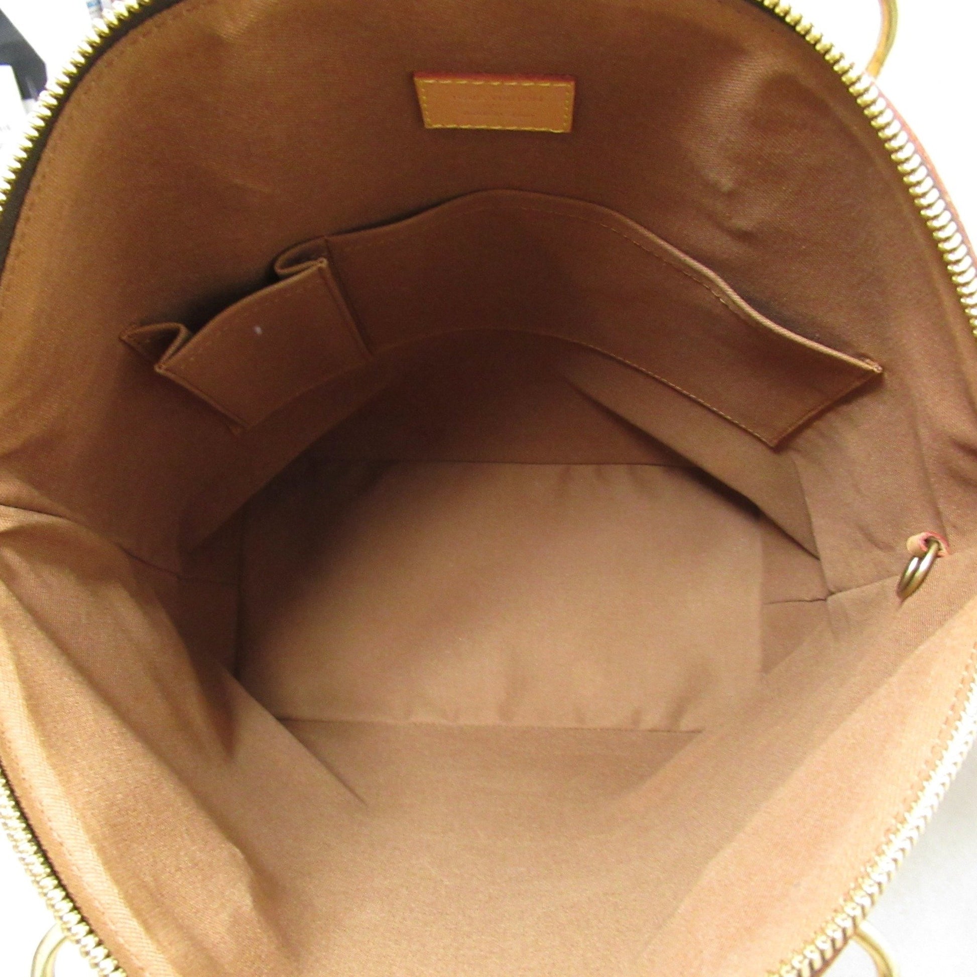 Louis Vuitton Lockit, Brown, Canvas, handbag