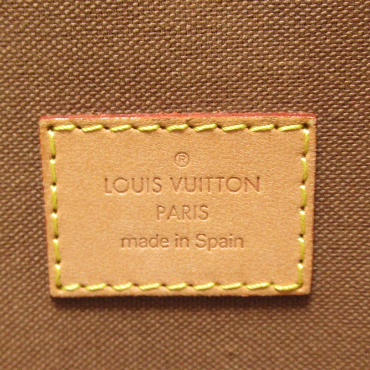 Louis Vuitton Lockit, Brown, Canvas, handbag