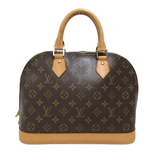 Louis Vuitton Alma, Brown, Canvas, handbag