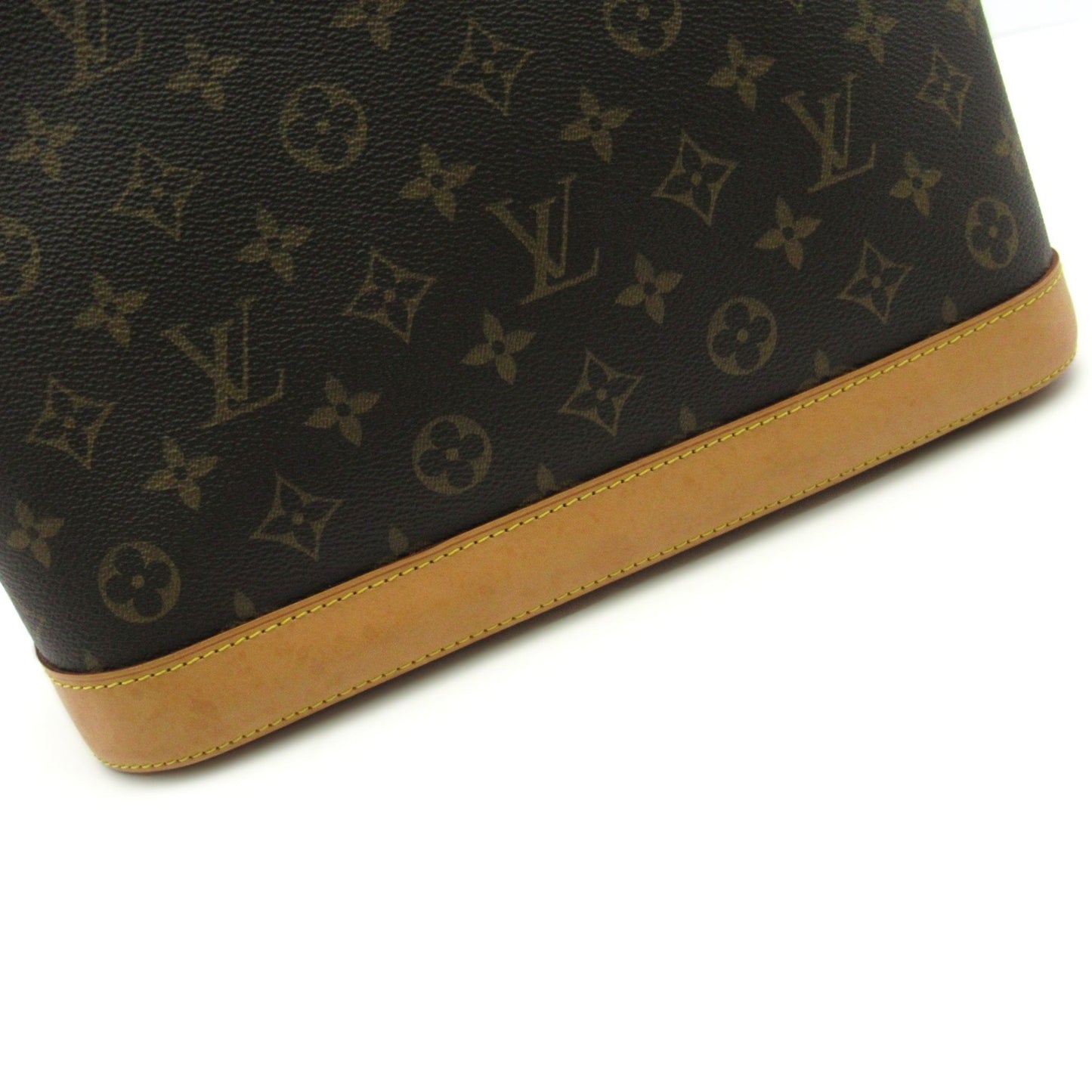 Louis Vuitton Alma, Brown, Canvas, handbag