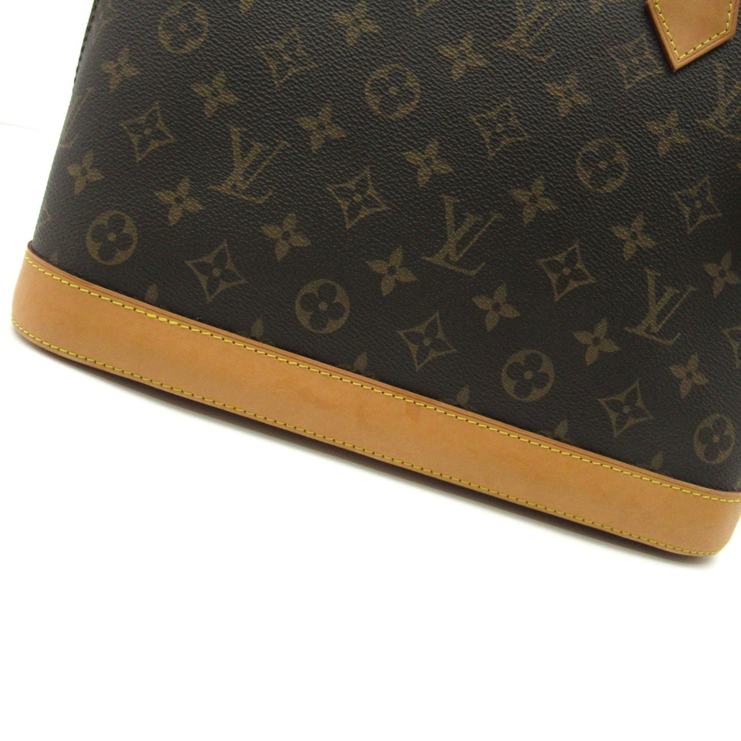 Louis Vuitton Alma, Brown, Canvas, handbag