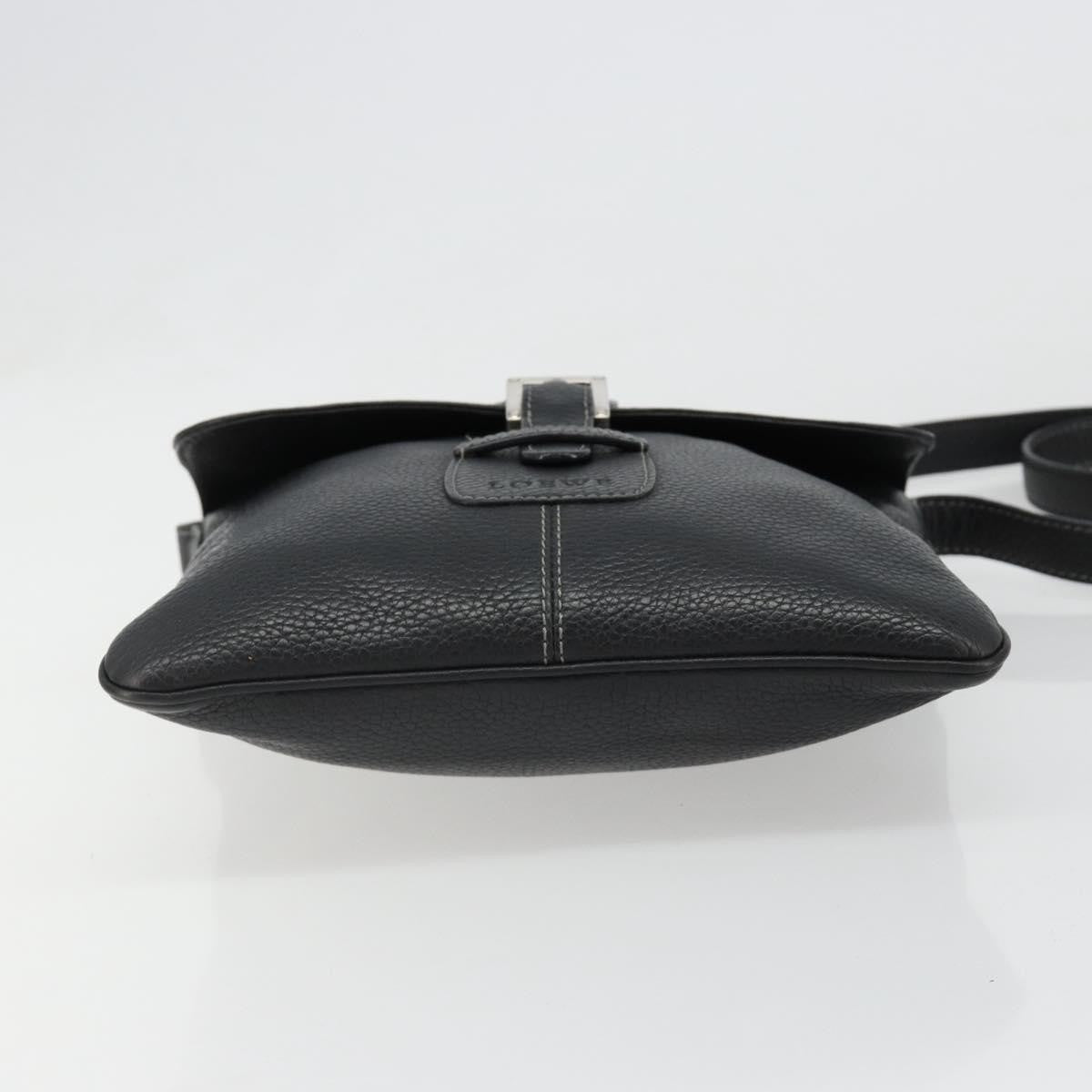Loewe Vintage Leather, Black, Leather, Shoulder Bag