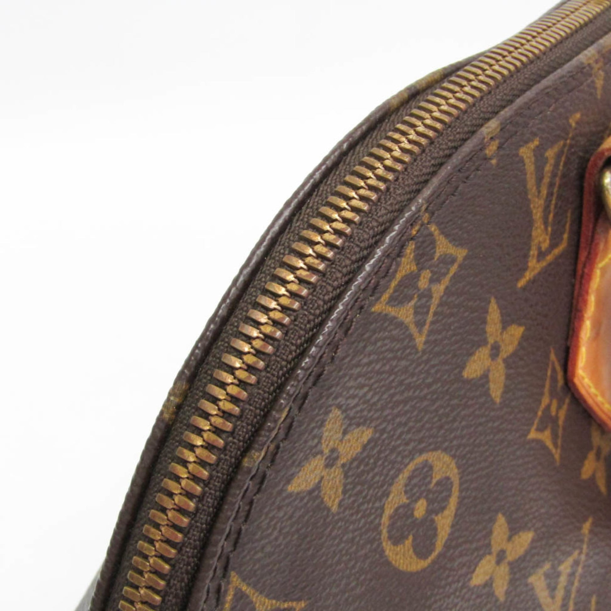 Louis Vuitton Alma Monogram, Brown, Canvas, Handbag