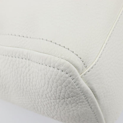 Celine Handbag Leather, White, Leather, Handbag