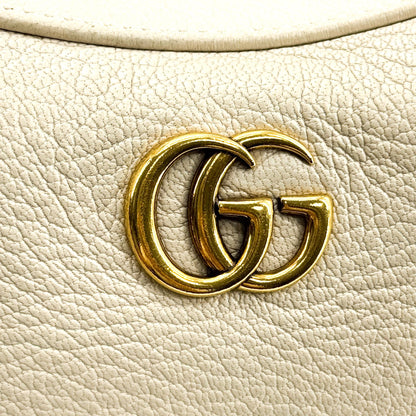 Gucci Aphrodite Leather, Beige, Leather, Shoulder Bag