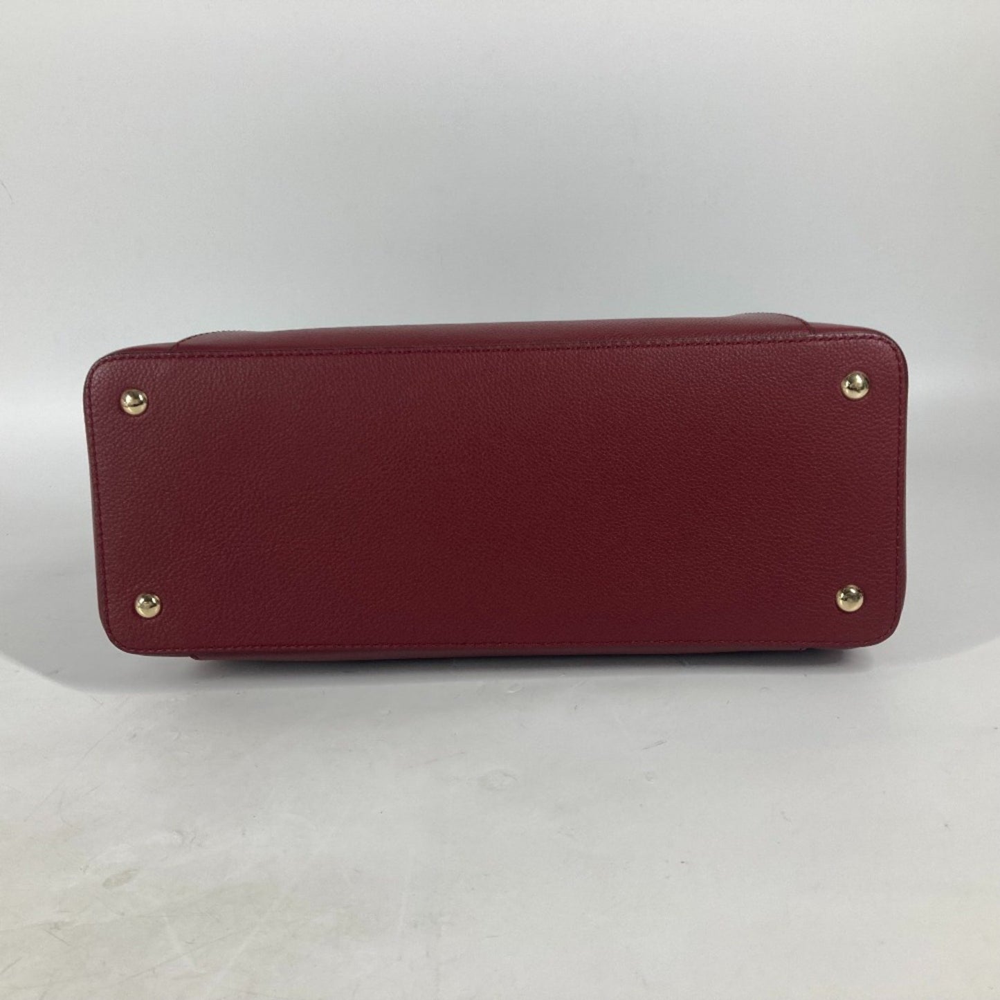 Cartier C de cartier, Burgundy, Leather, handbag