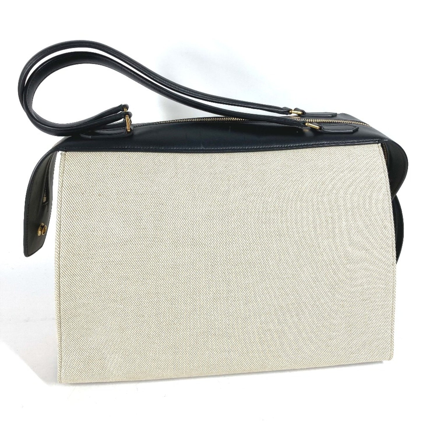 Céline Ring, Beige, Canvas, shoulder