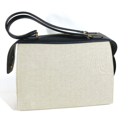 Céline Ring, Beige, Canvas, shoulder