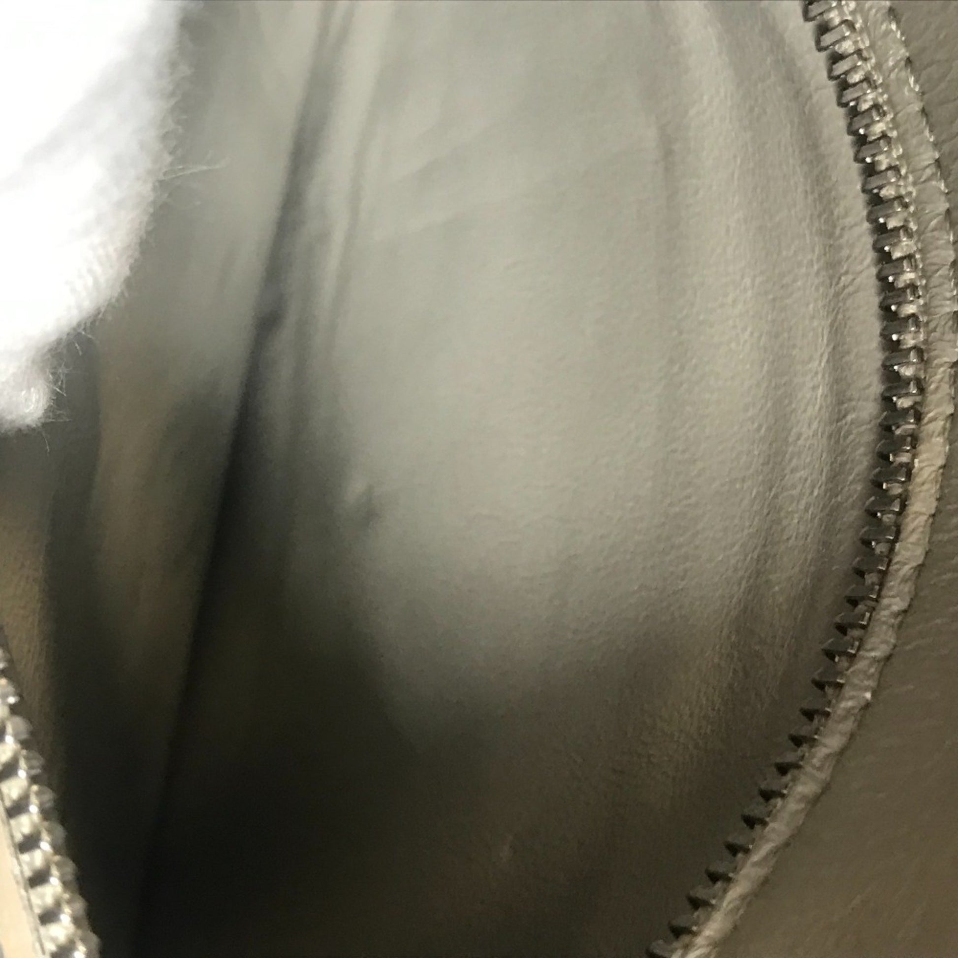 Céline Trotteur, Grey, Leather, shoulder