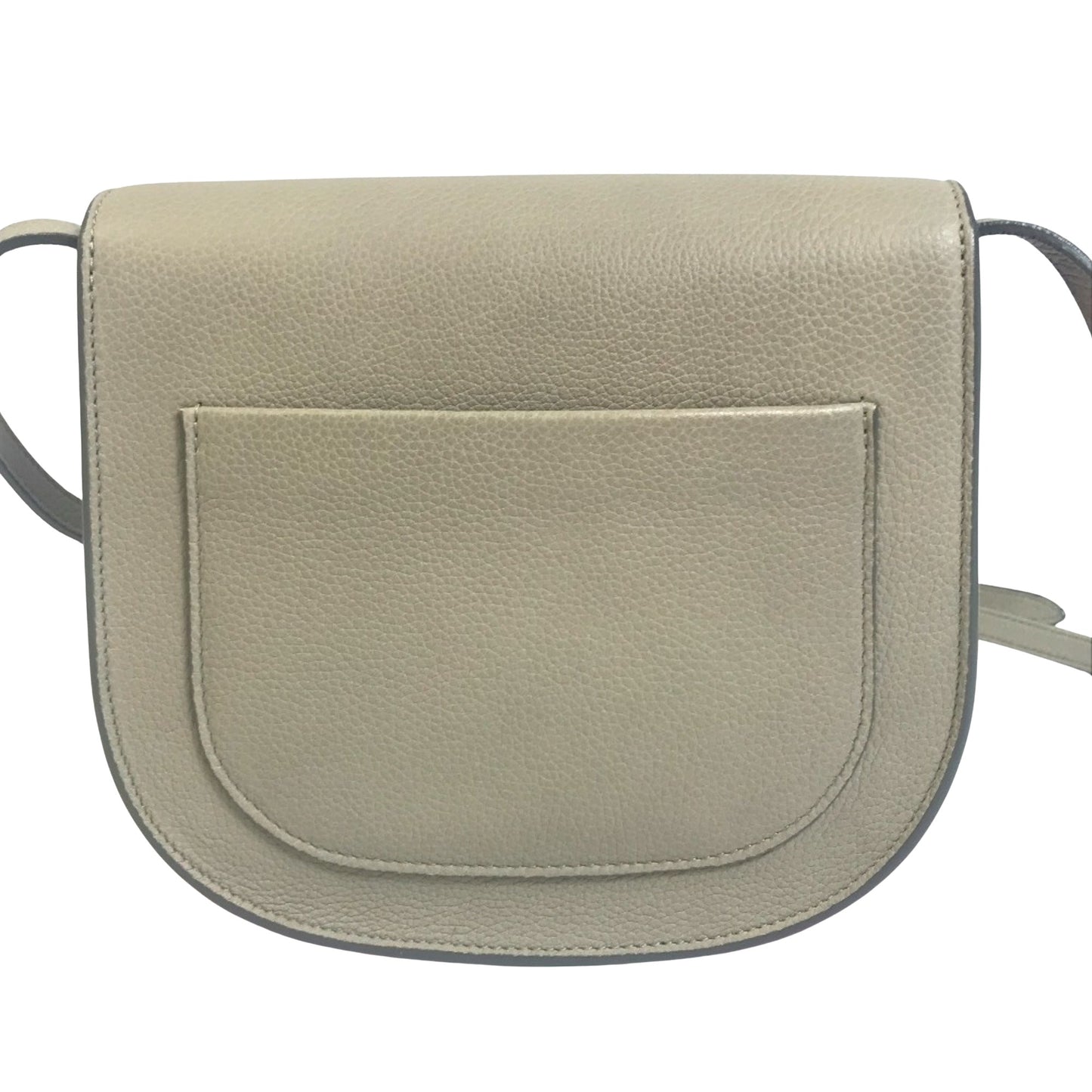 Céline Trotteur, Grey, Leather, shoulder