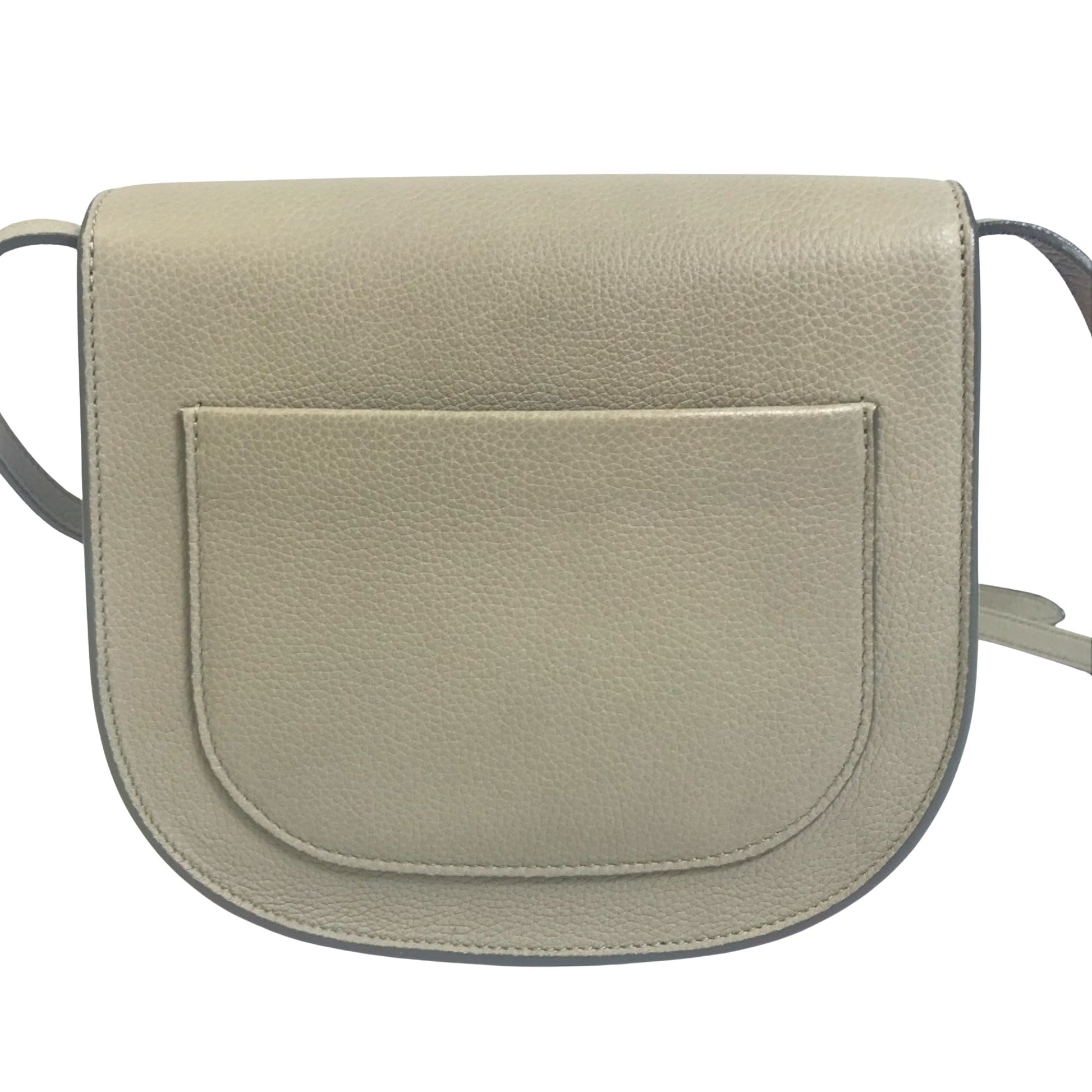 Céline Trotteur, Grey, Leather, shoulder