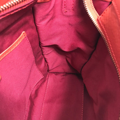 Céline Nano Luggage, Red, Leather, handbag