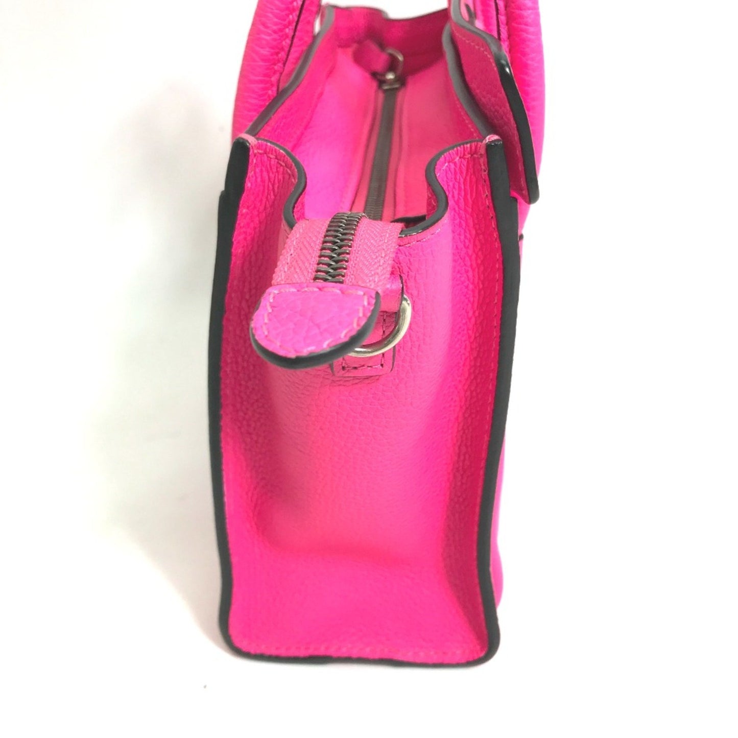 Céline Nano Luggage, Pink, Leather, handbag