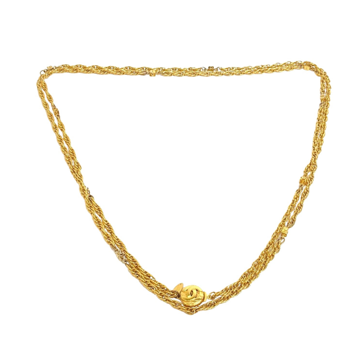 Chanel Coco Mark, Gold, Gold Plated, necklace