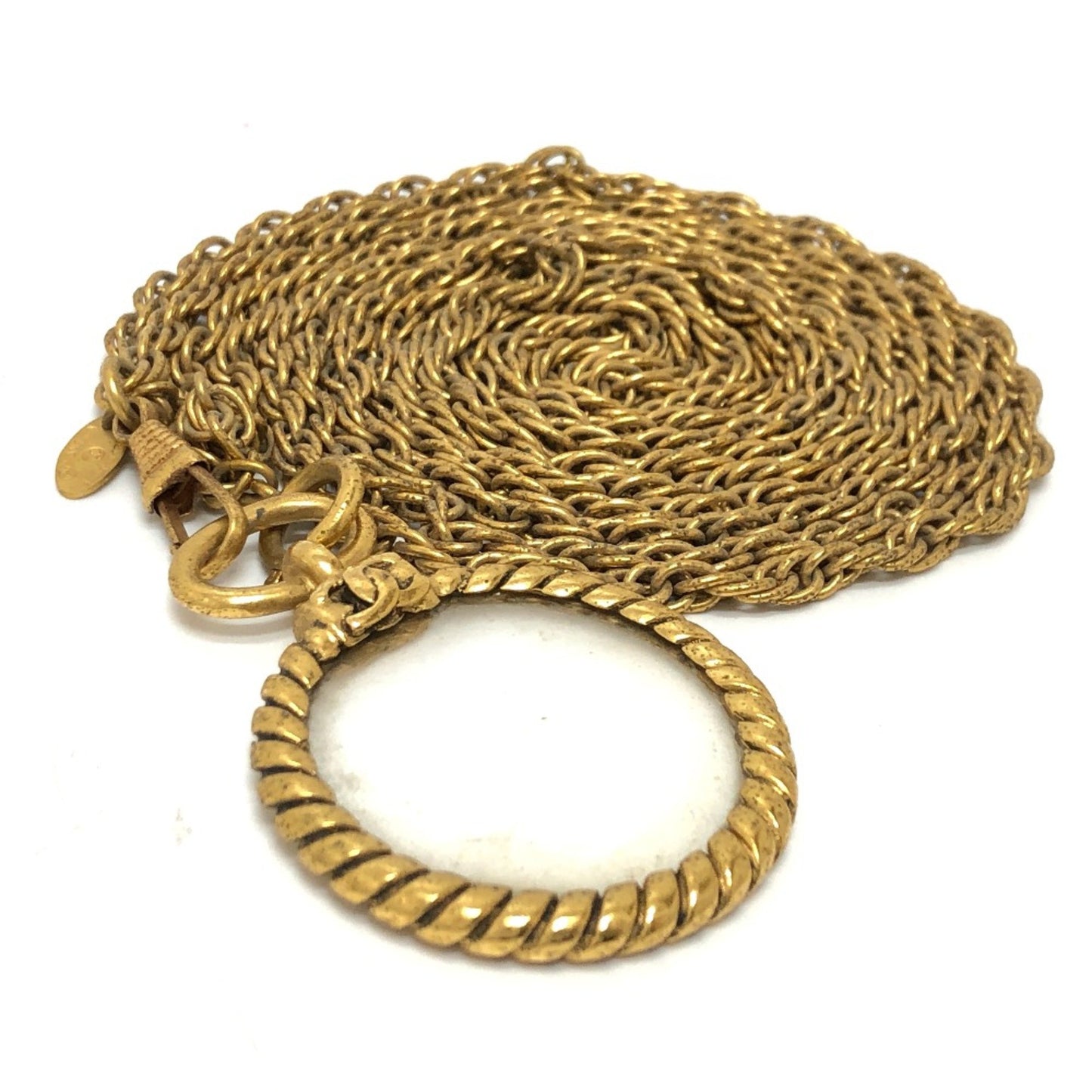 Chanel Coco Mark, Gold, Metal, necklace