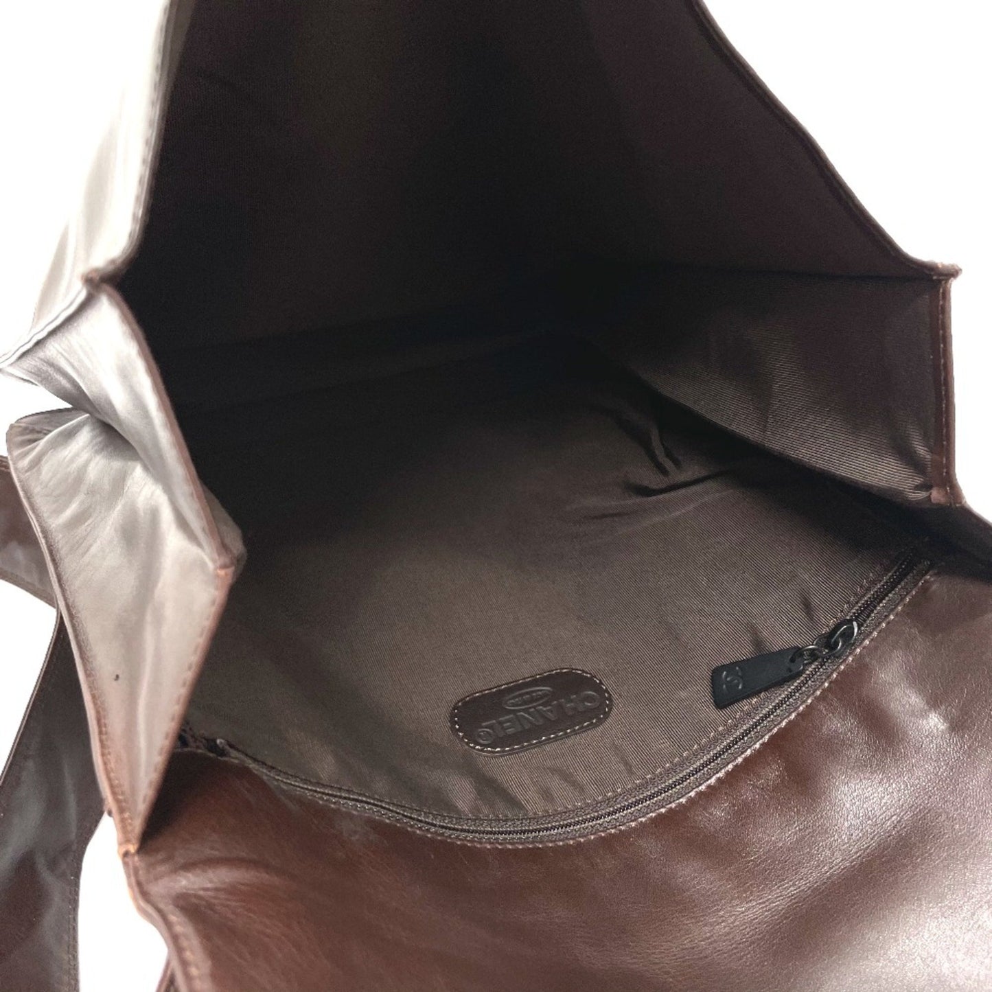 Chanel Shoulder bag, Brown, Leather, shoulder