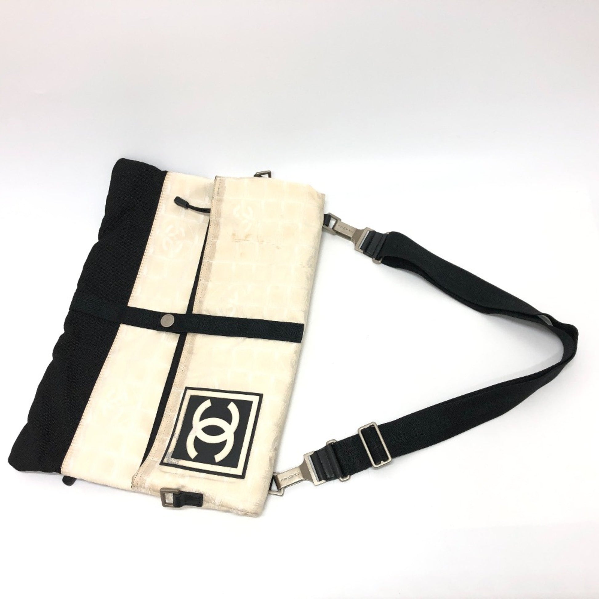 Chanel Sport line, Beige, Canvas, shoulder