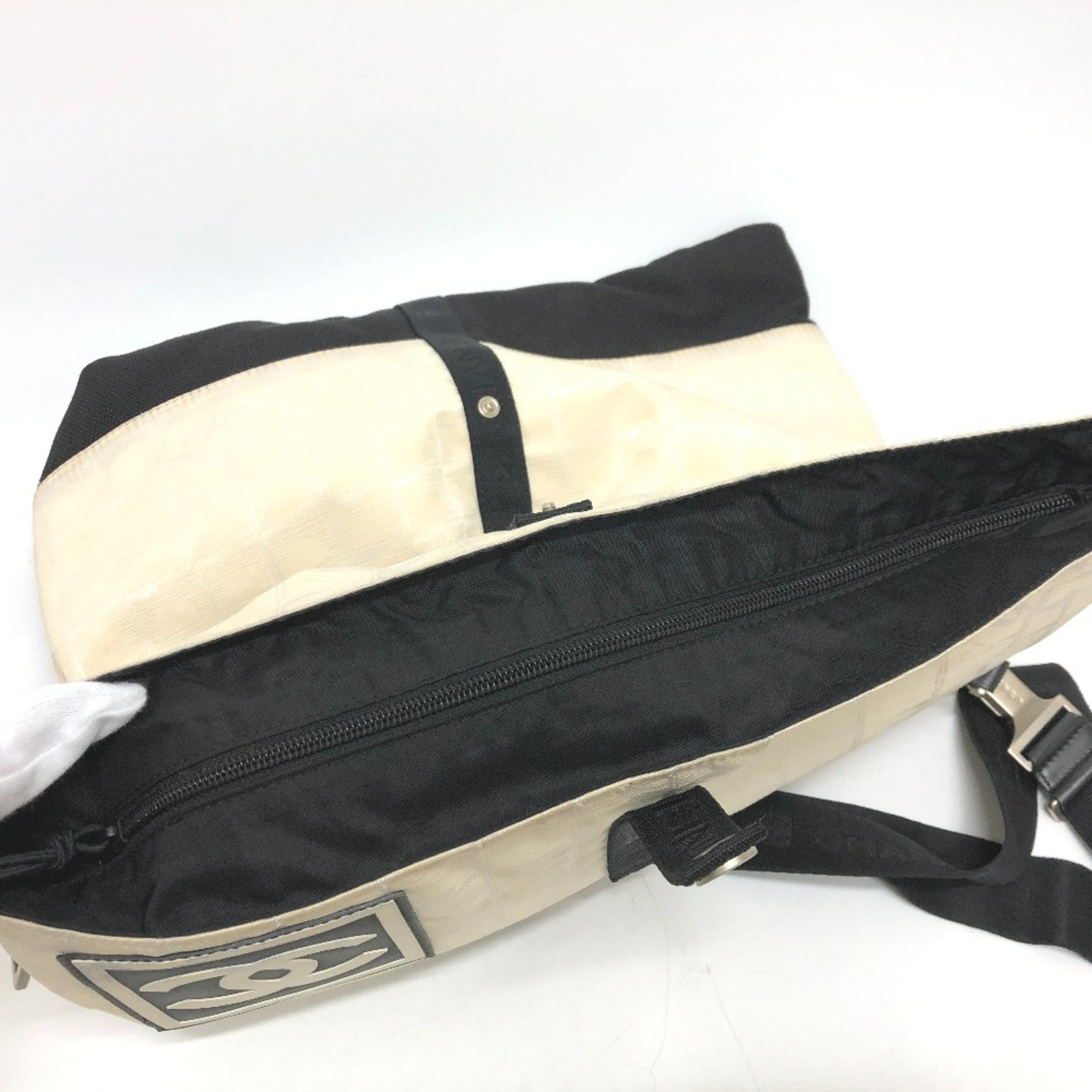 Chanel Sport line, Beige, Canvas, shoulder