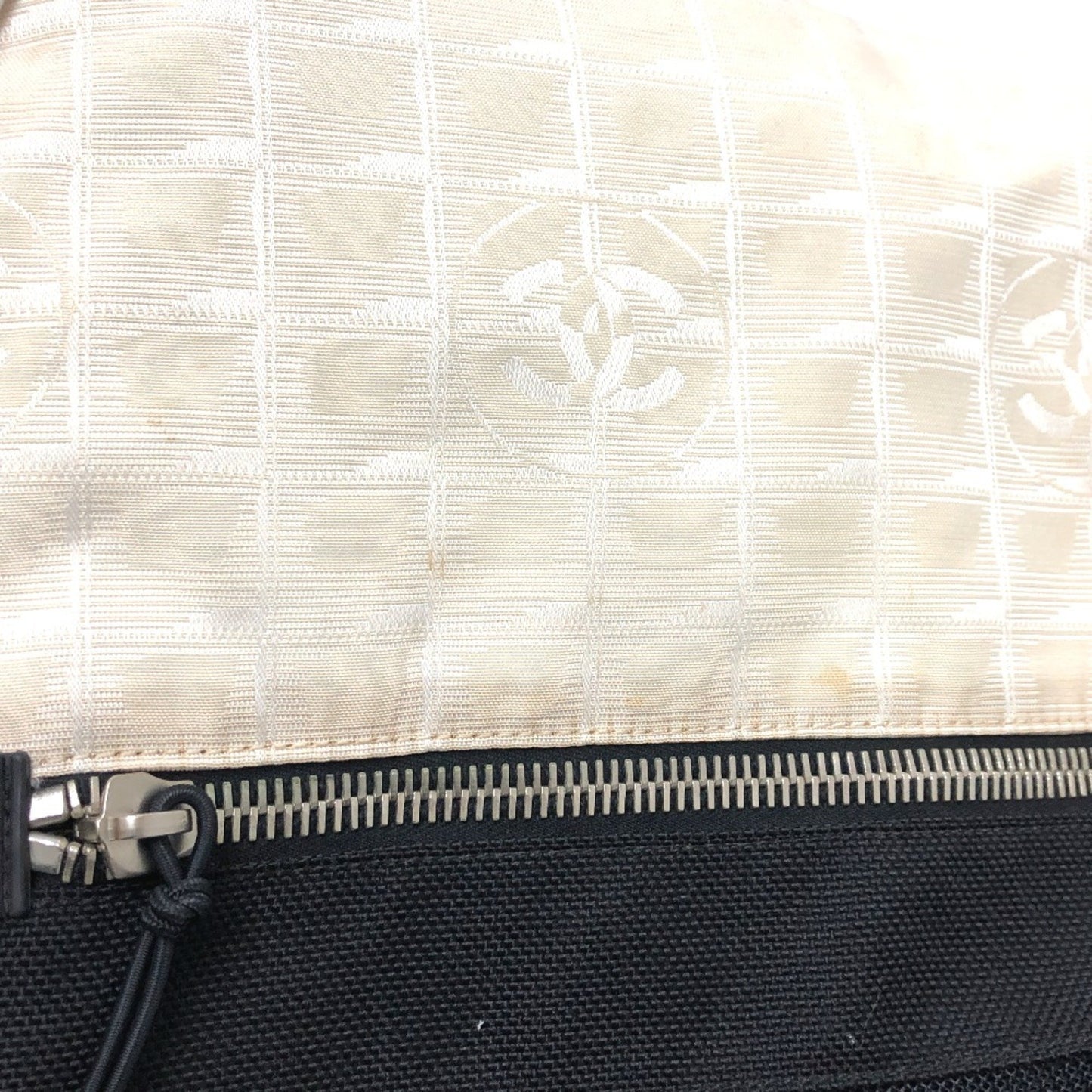 Chanel Sport line, Beige, Canvas, shoulder