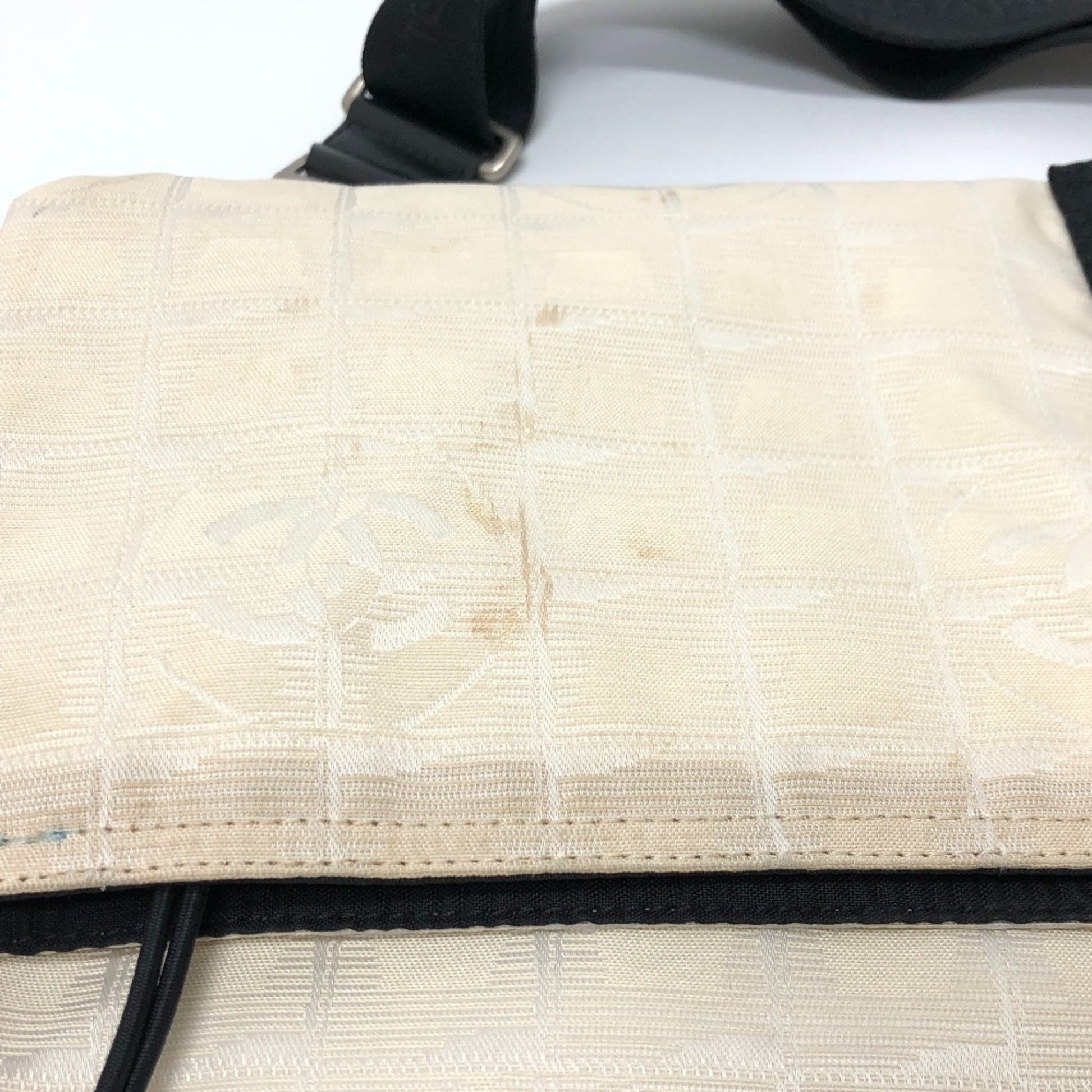 Chanel Sport line, Beige, Canvas, shoulder
