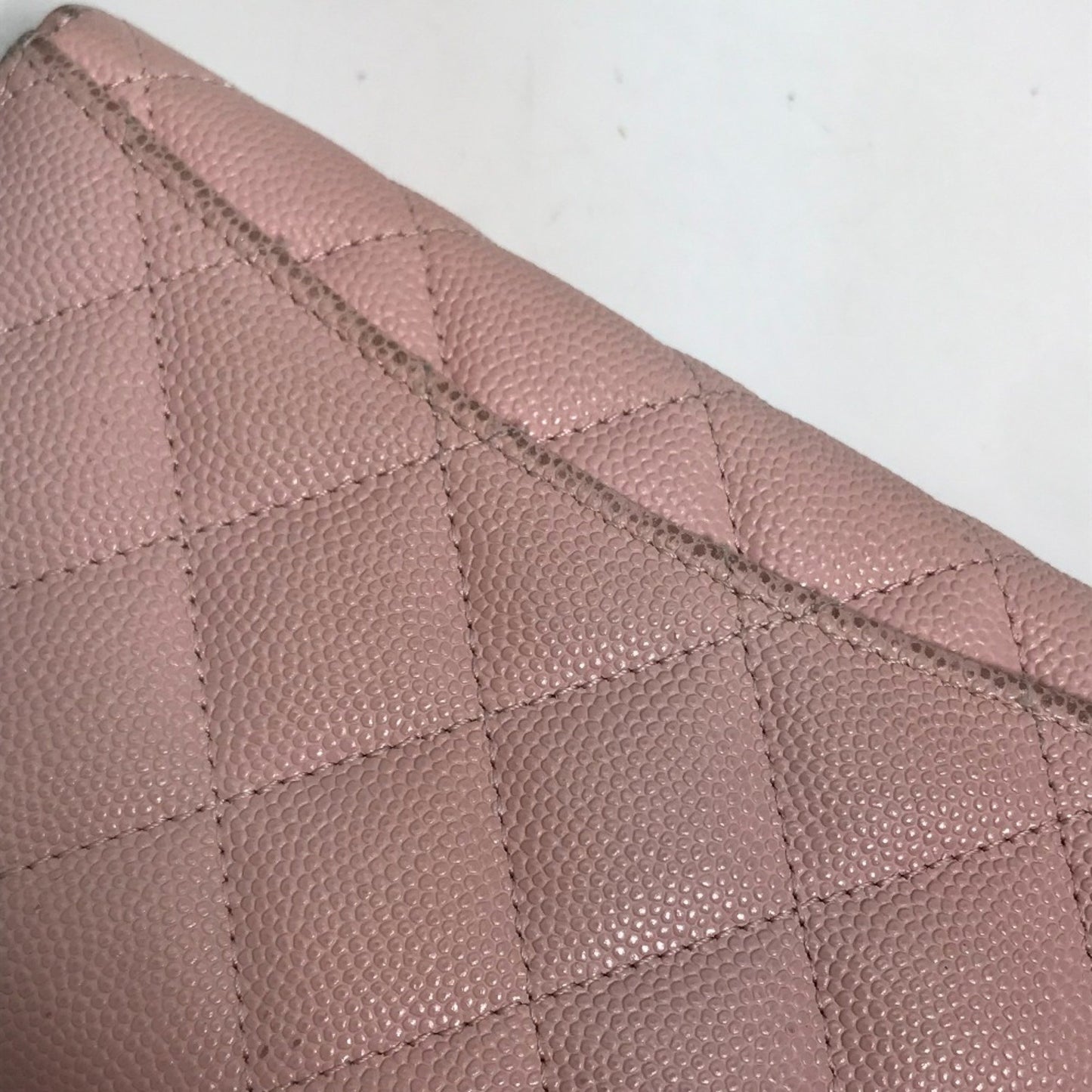 Chanel Matelassé, Pink, Leather, wallet