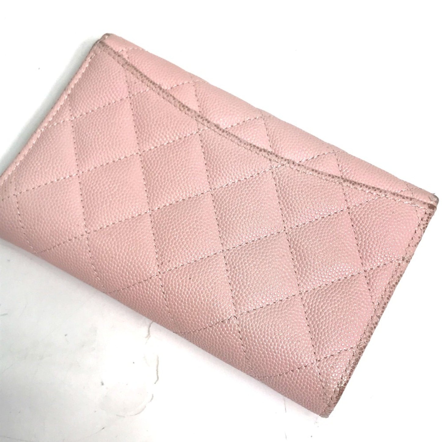 Chanel Matelassé, Pink, Leather, wallet