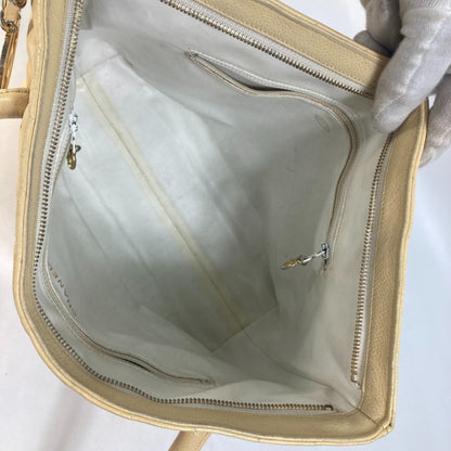 Chanel Wild stitch, Yellow, Leather, shoulder