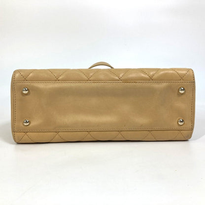 Chanel Wild stitch, Beige, Leather, handbag