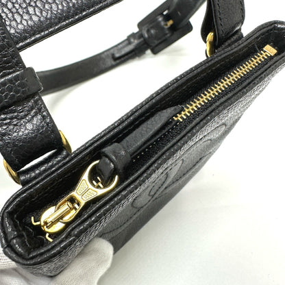Chanel Logo CC, Black, Leather, clutch