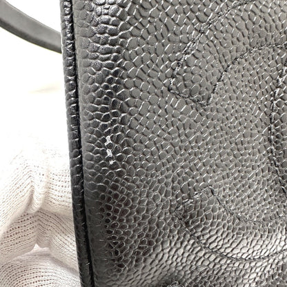 Chanel Logo CC, Black, Leather, clutch