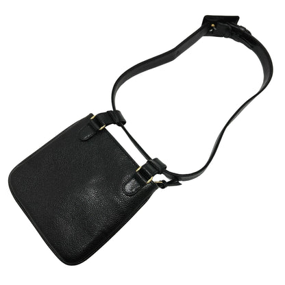 Chanel Logo CC, Black, Leather, clutch