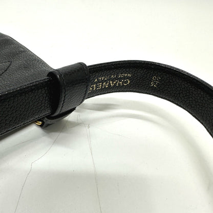 Chanel Logo CC, Black, Leather, clutch