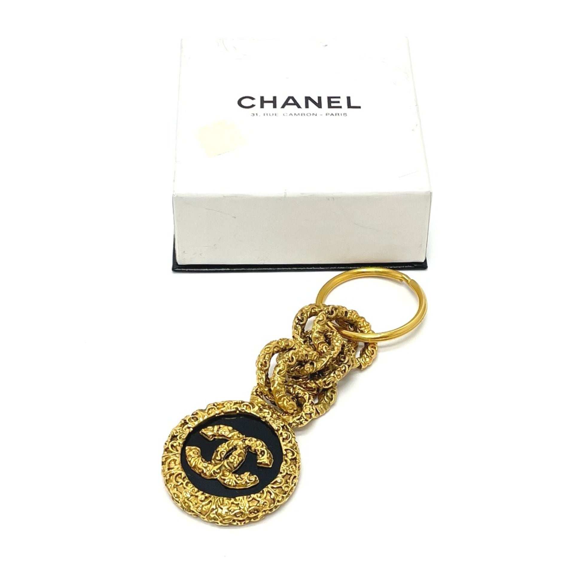 Chanel Logo CC, Gold, Gold Plated, bag