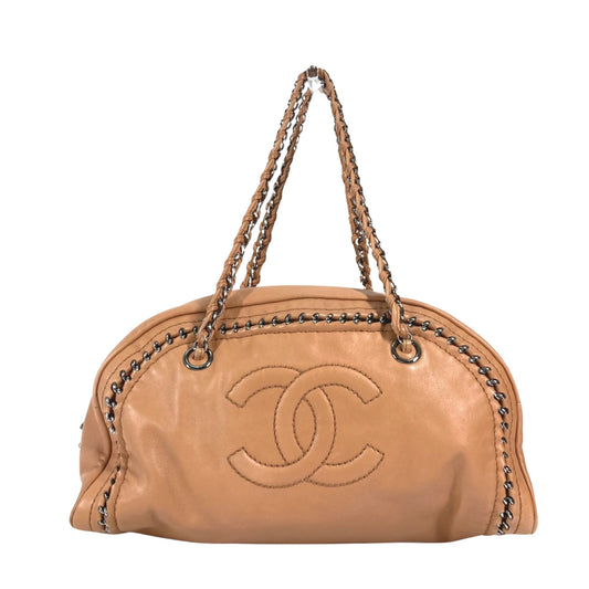 Chanel Luxury line, Brown, Leather, shoulder