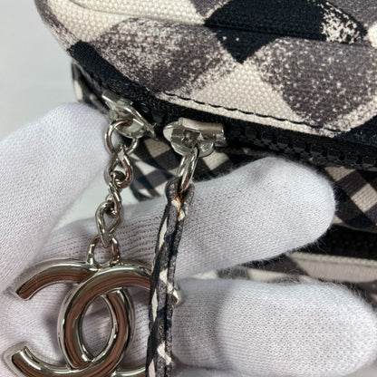 Chanel Coco Mark, White, Cloth, handbag