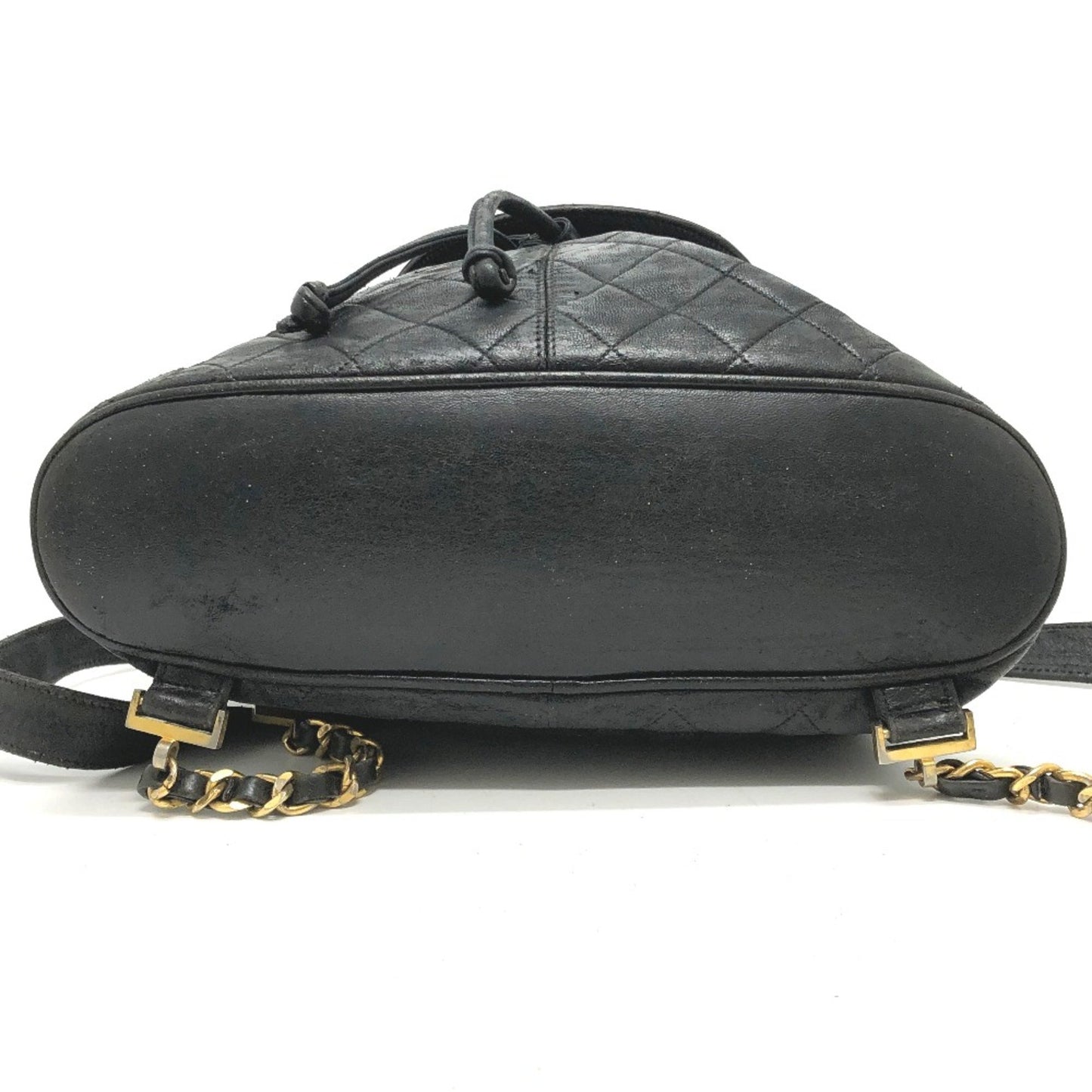 Chanel Duma, Black, Leather, backpack