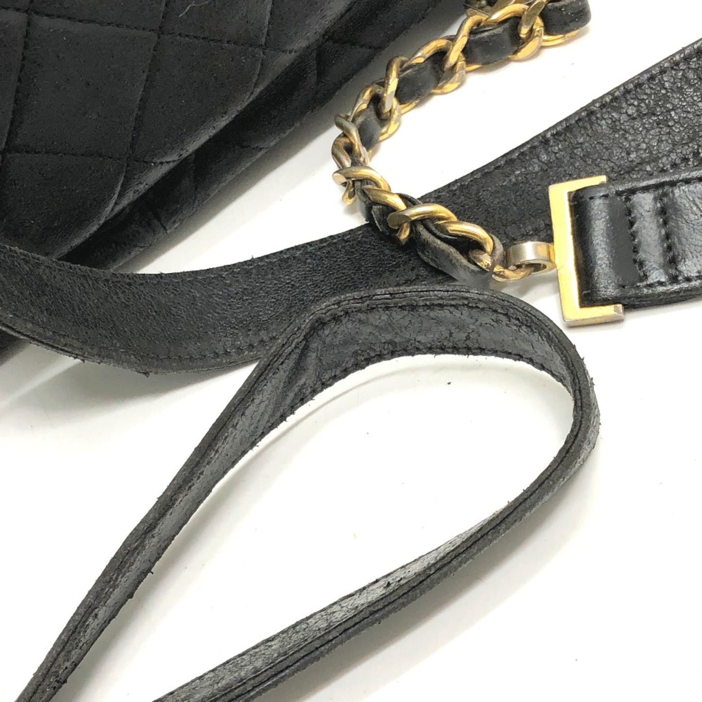 Chanel Duma, Black, Leather, backpack