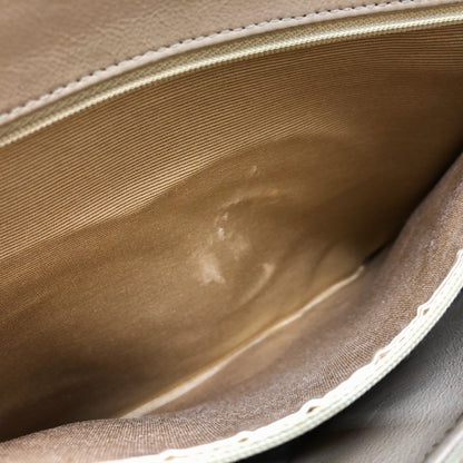 Chanel Coco Mark, Beige, Leather, tote