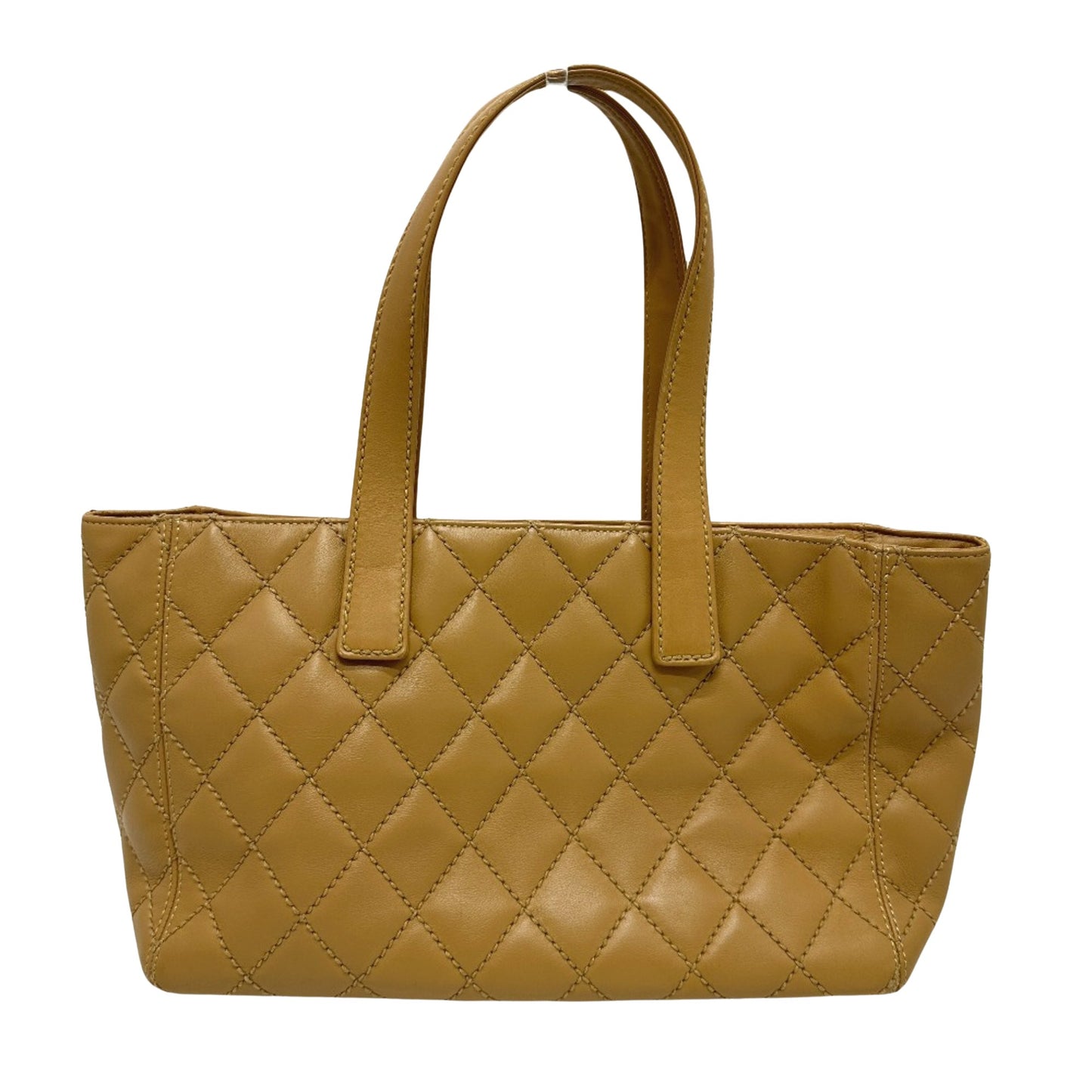 Chanel Wild stitch, Beige, Leather, tote