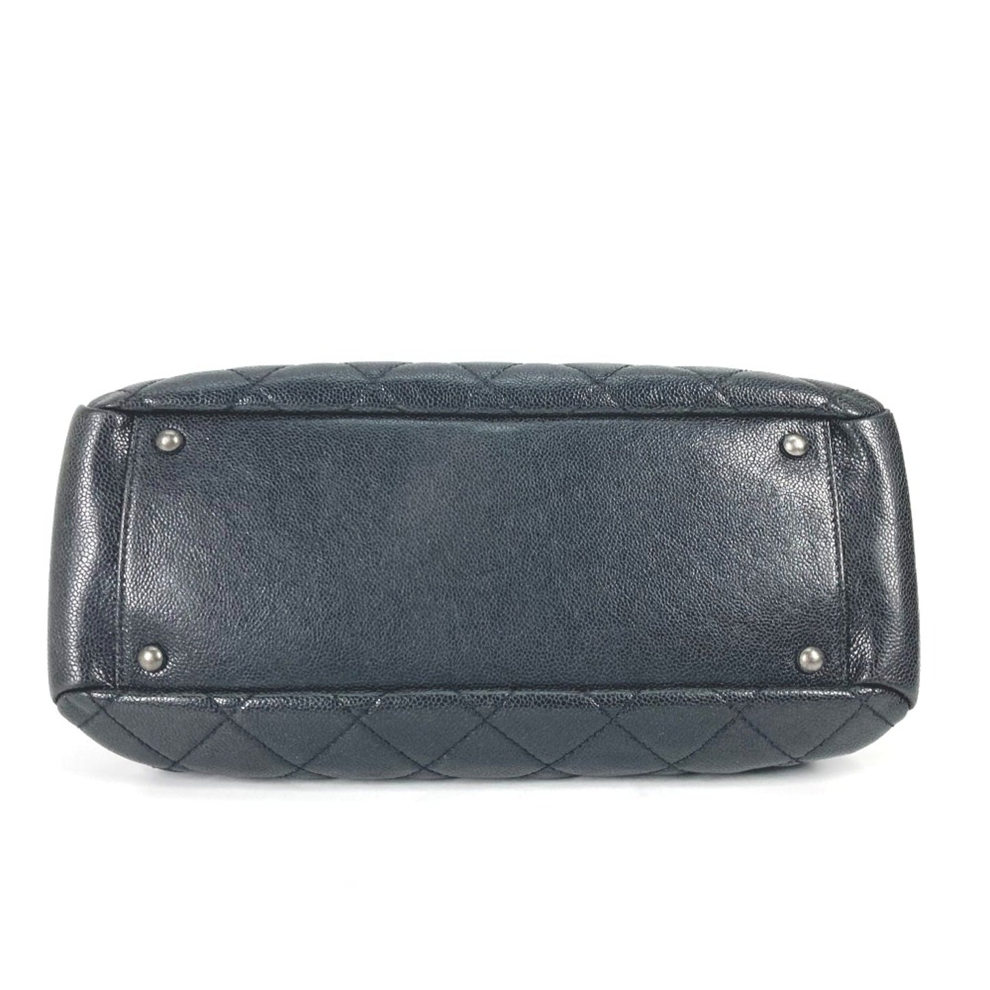 Chanel Cabas, Black, Leather, shoulder