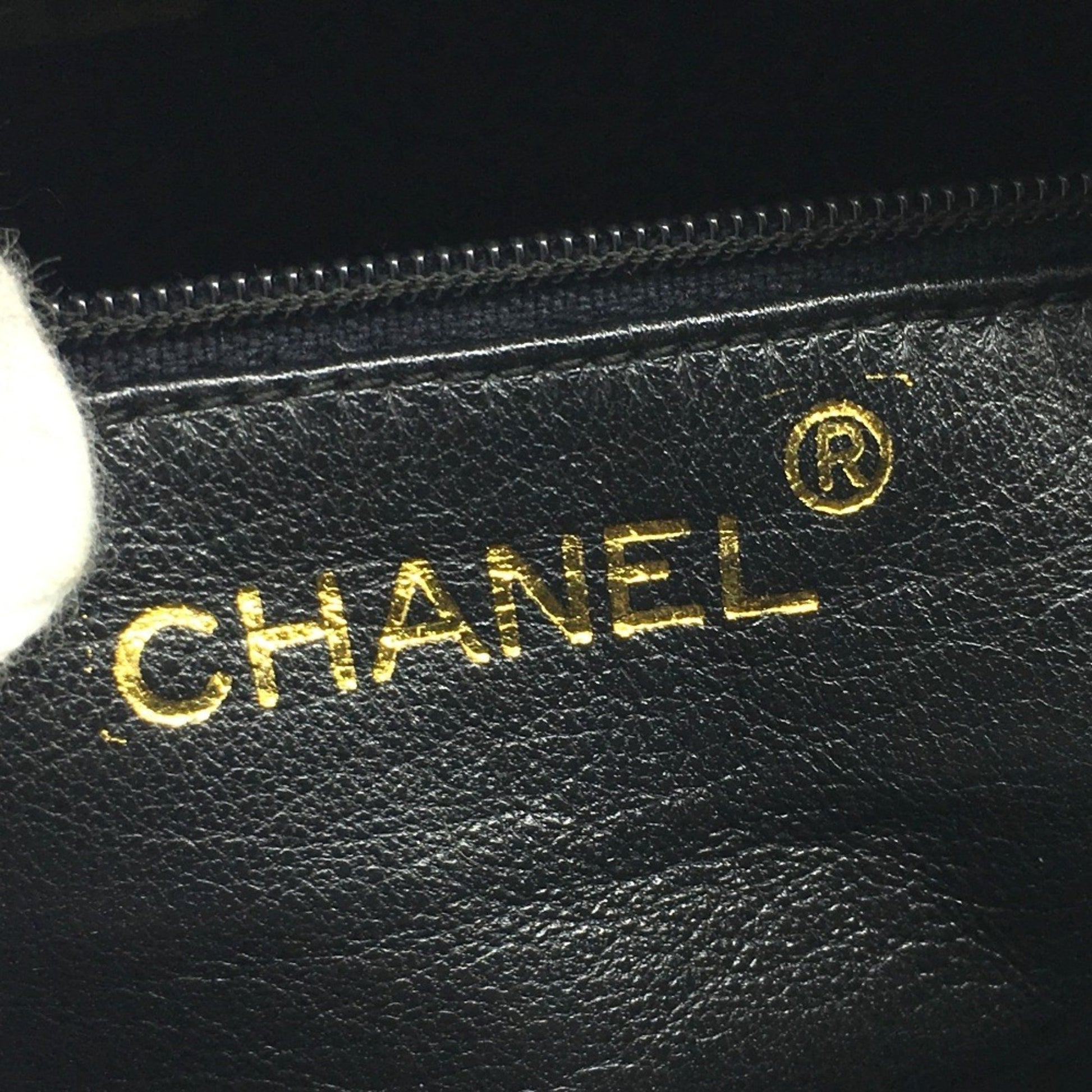 Chanel Camera, Black, Leather, shoulder