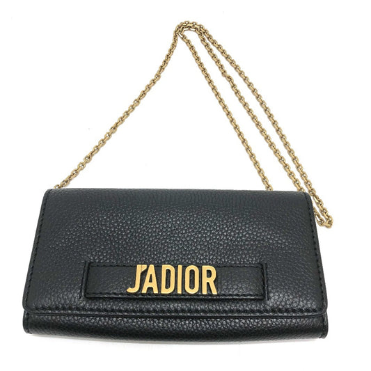 Dior J'Adior, Black, Leather, shoulder