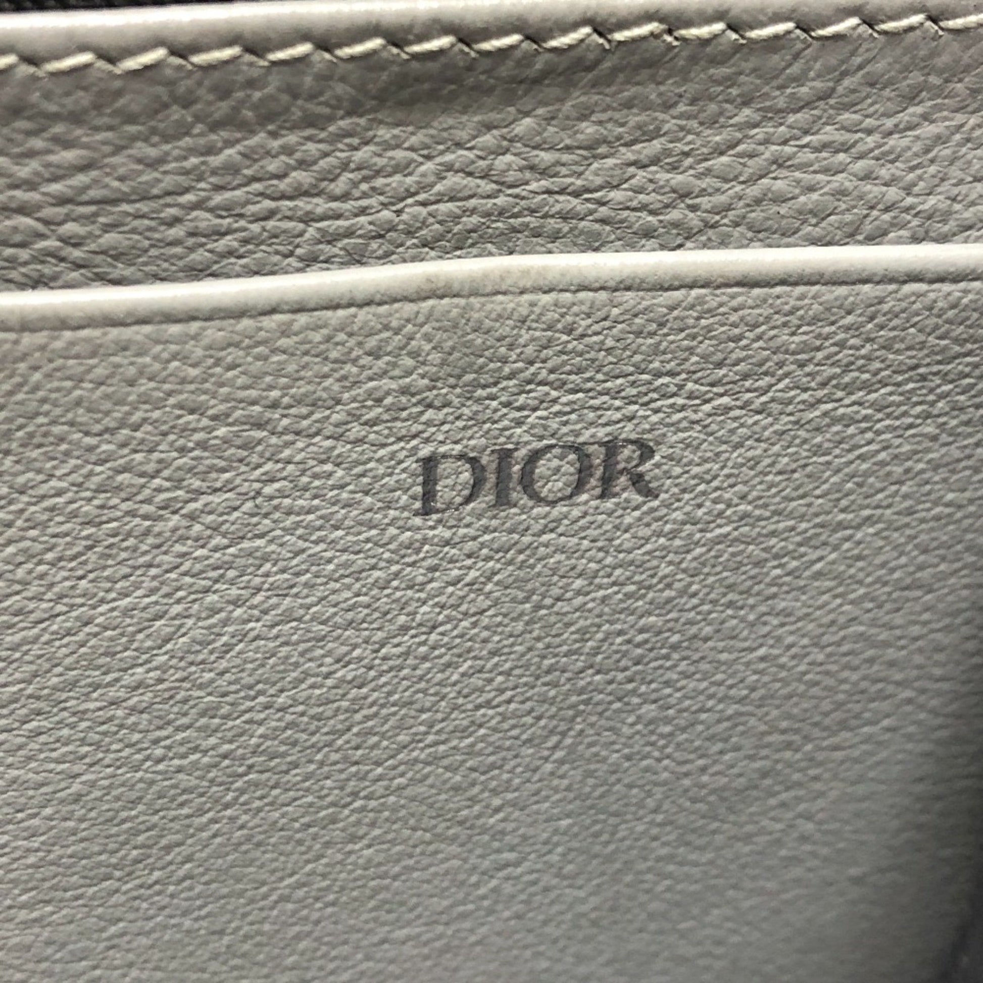 Dior --, Grey, Canvas, shoulder