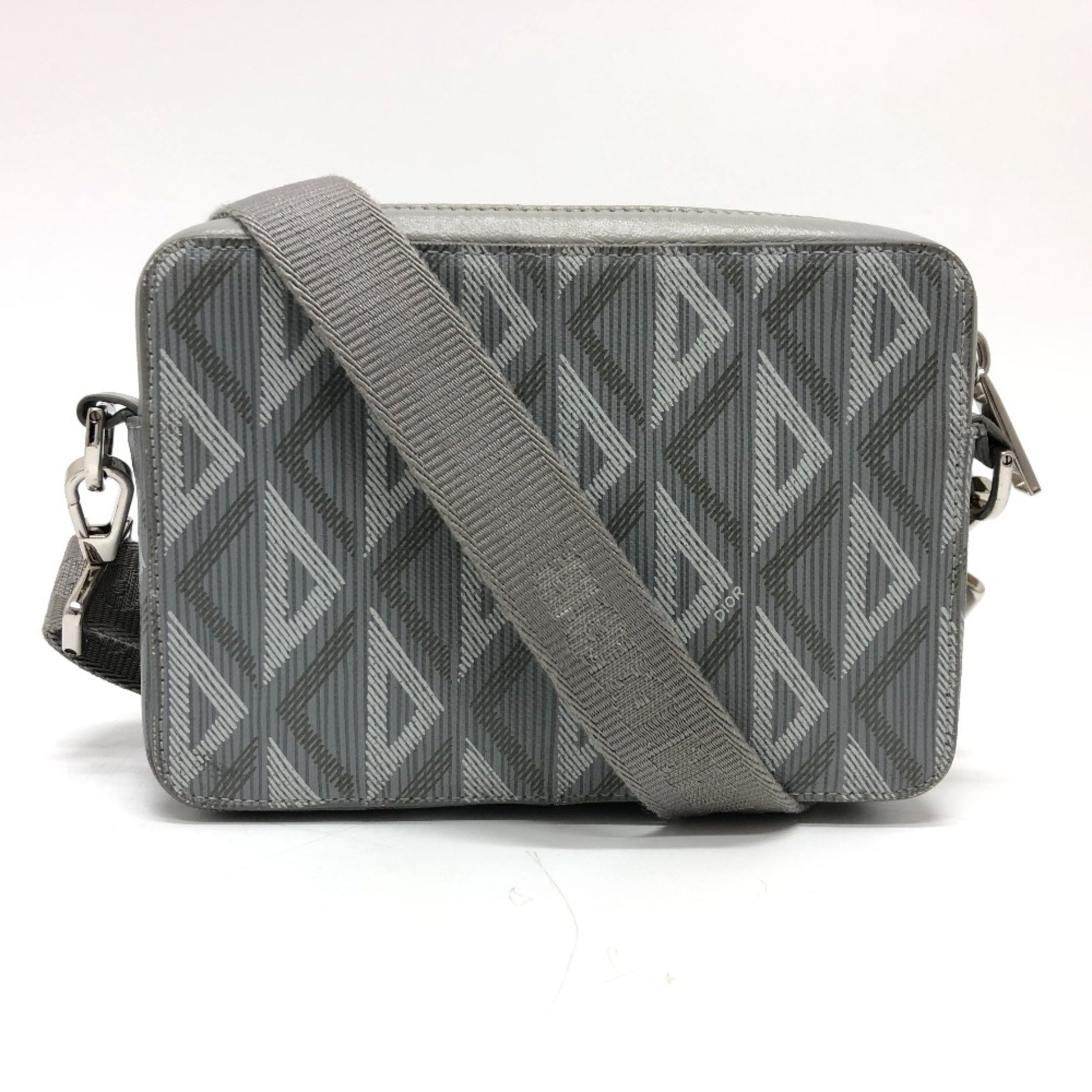 Dior --, Grey, Canvas, shoulder