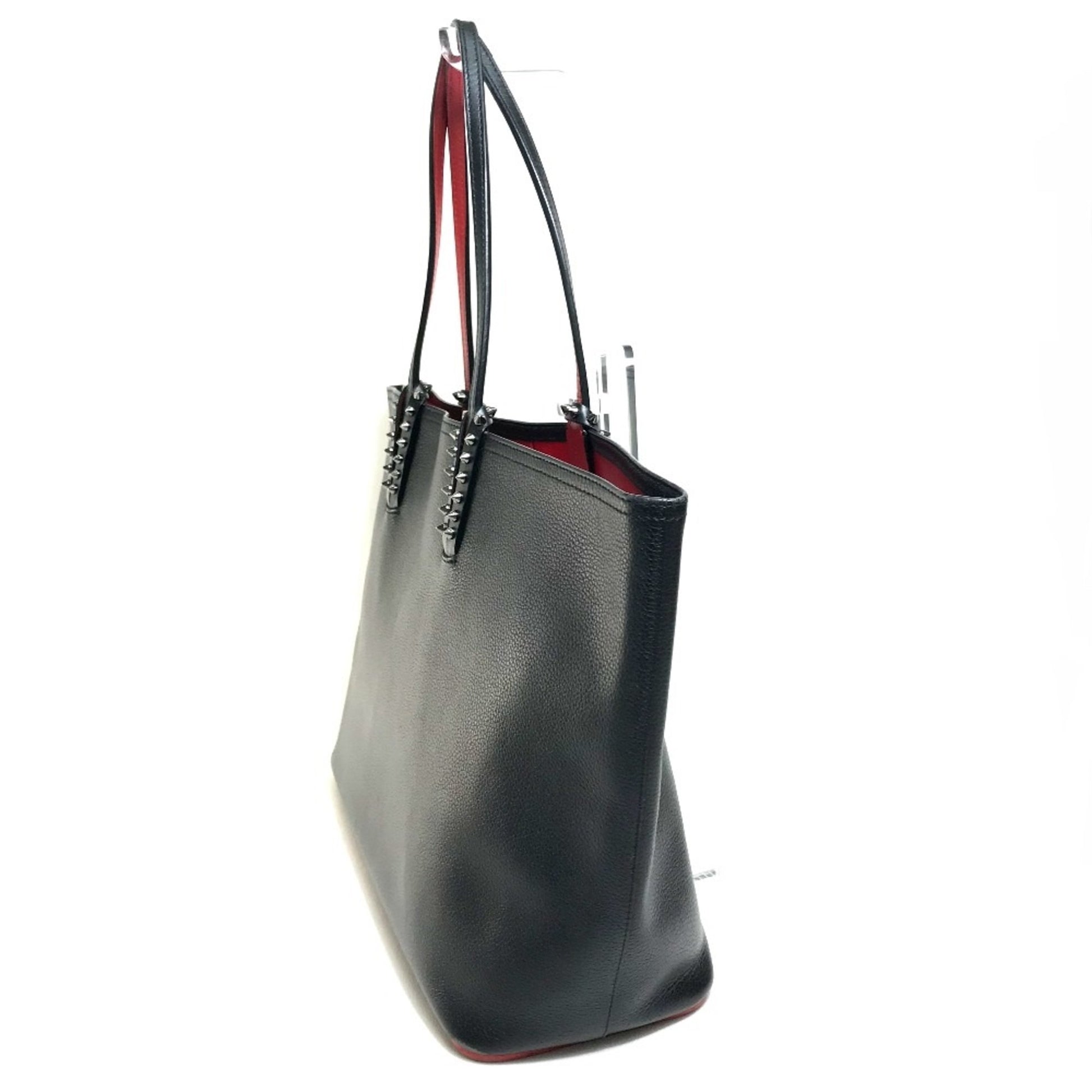 Christian Louboutin Cabata, Black, Leather, tote
