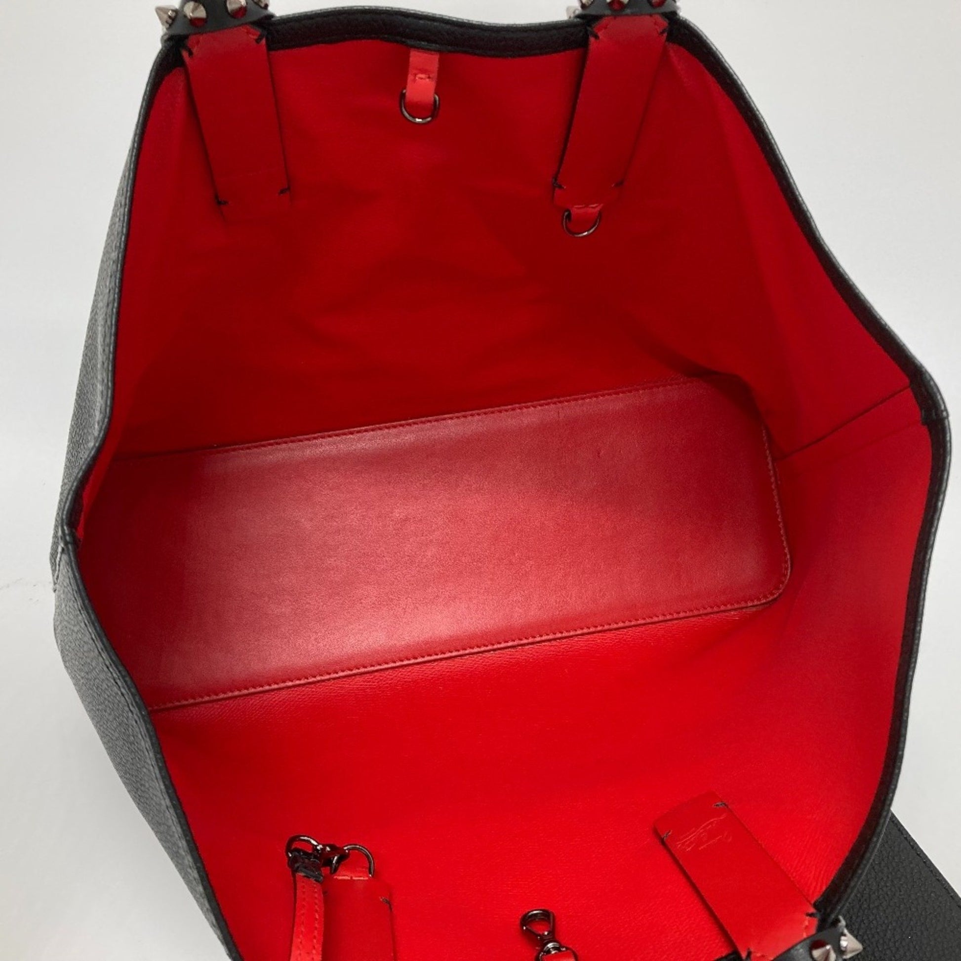 Christian Louboutin Cabata, Black, Leather, tote